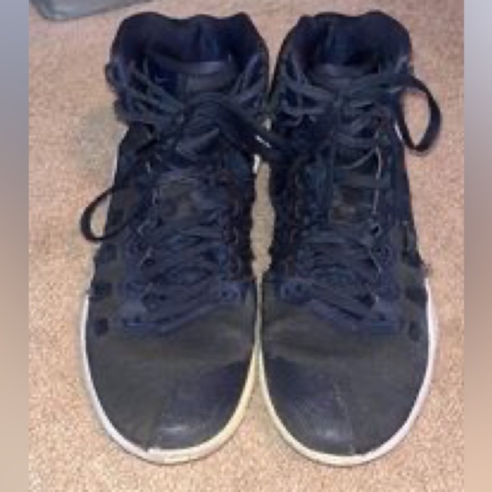 Navy Blue Nike Basketball Shoes